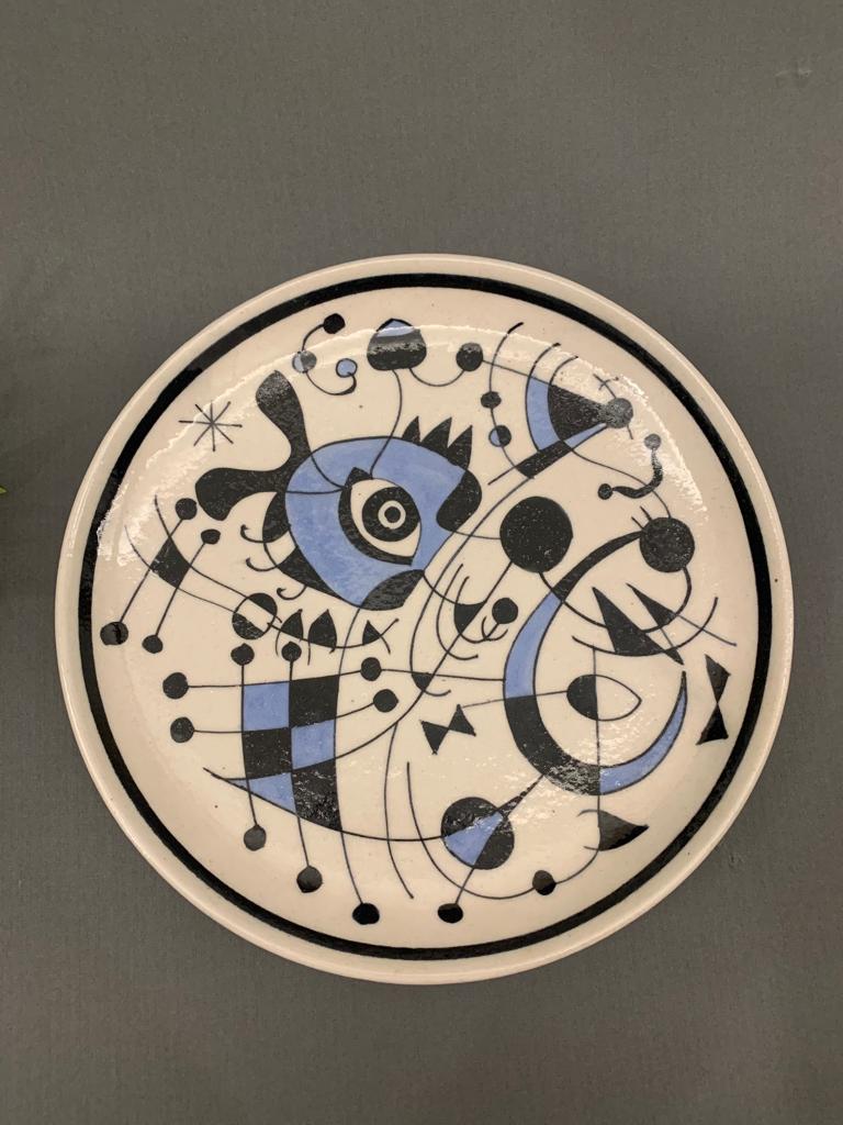 Image of celebrating miro Stoneware Platter from august.org.in