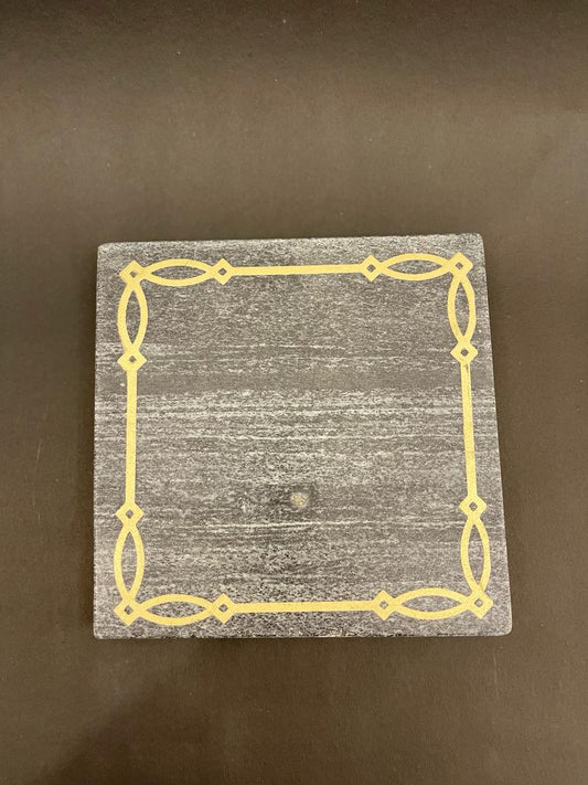 Image of Vriksha in Grey Marble trivet from august.org.in