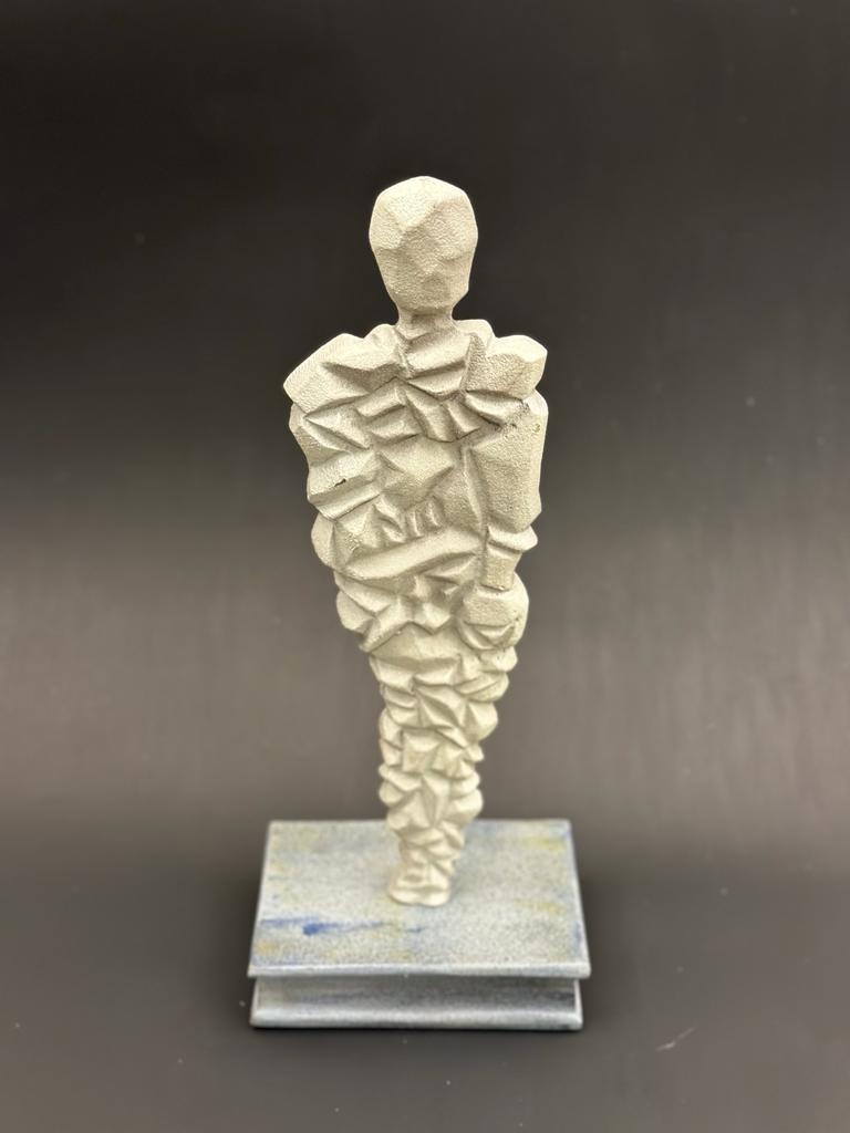 Image of Cleo (in sand beige) metal sculpture from august.org.in