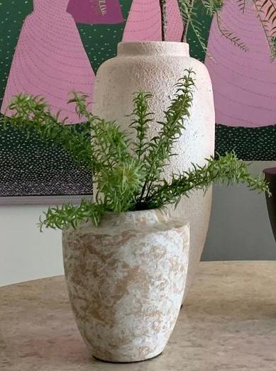 Pot : Mottled taupe