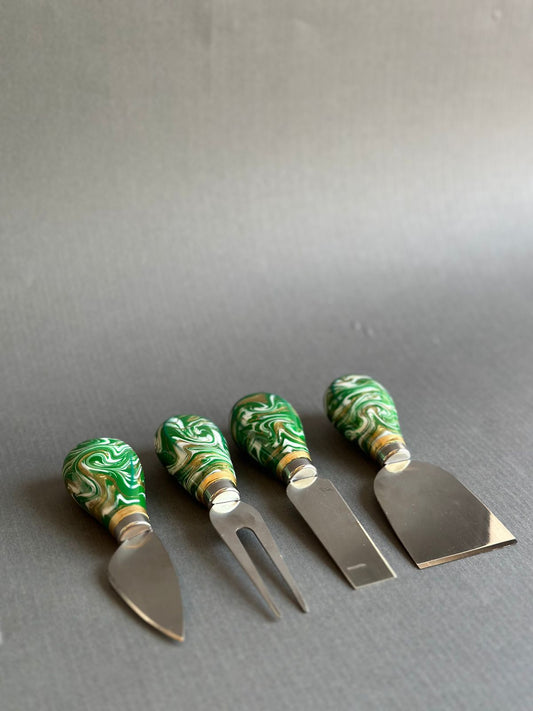 Cheese knives Green