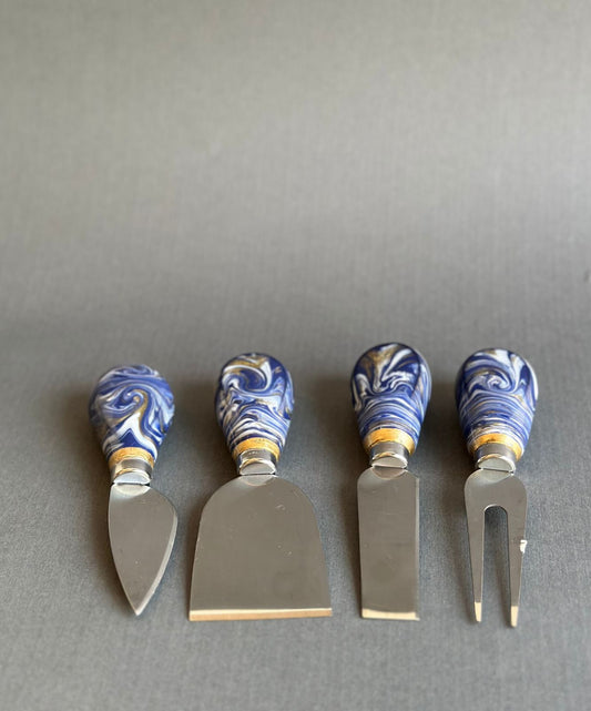 Cheese knives Blue