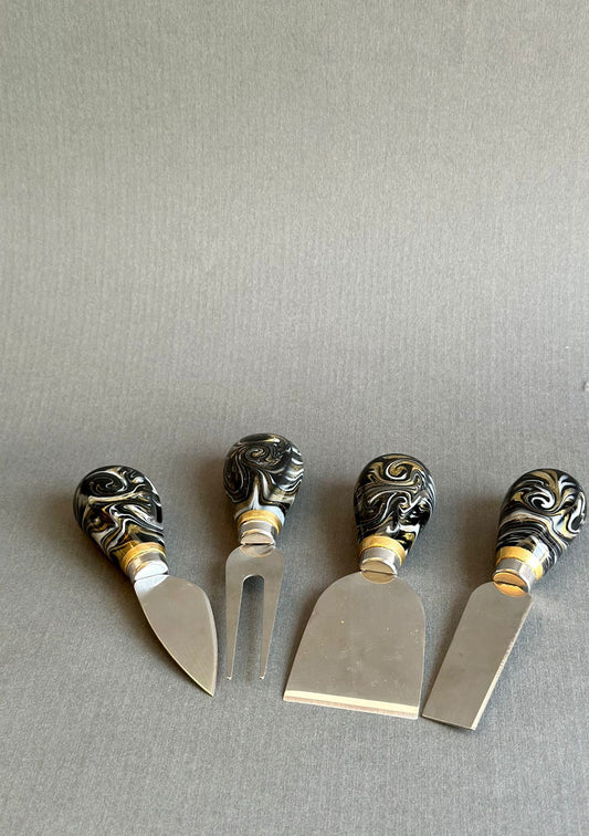 Cheese knives Black