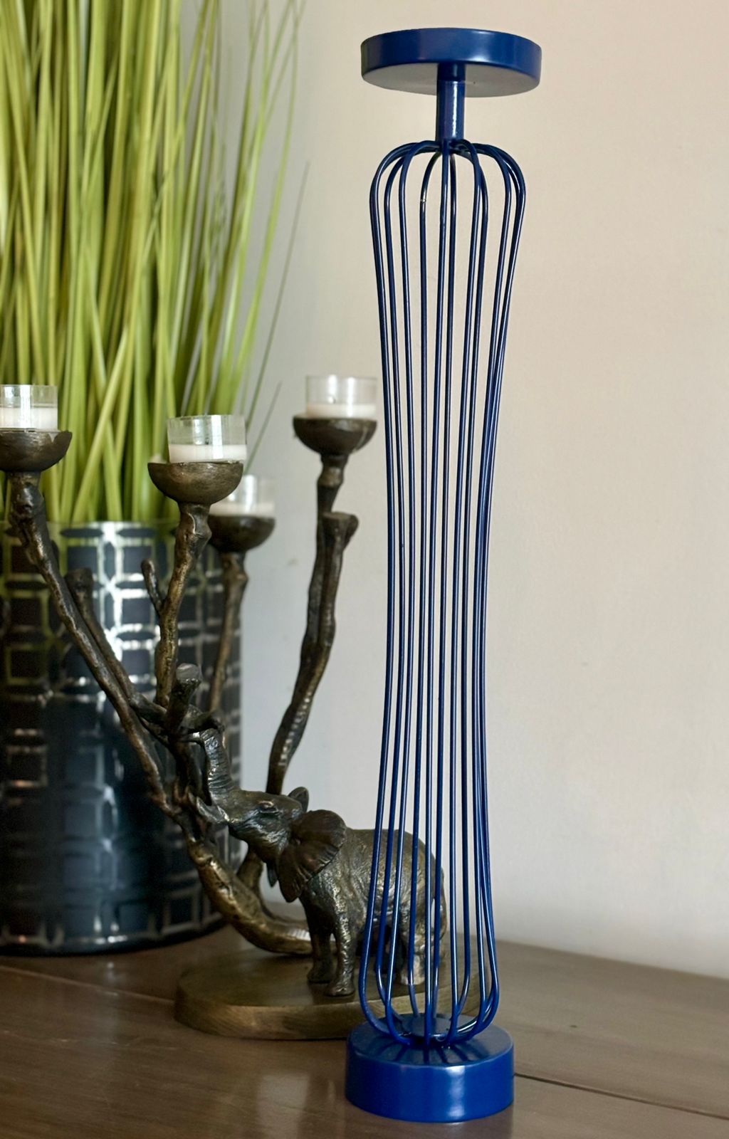 Midnight Blue candle stand