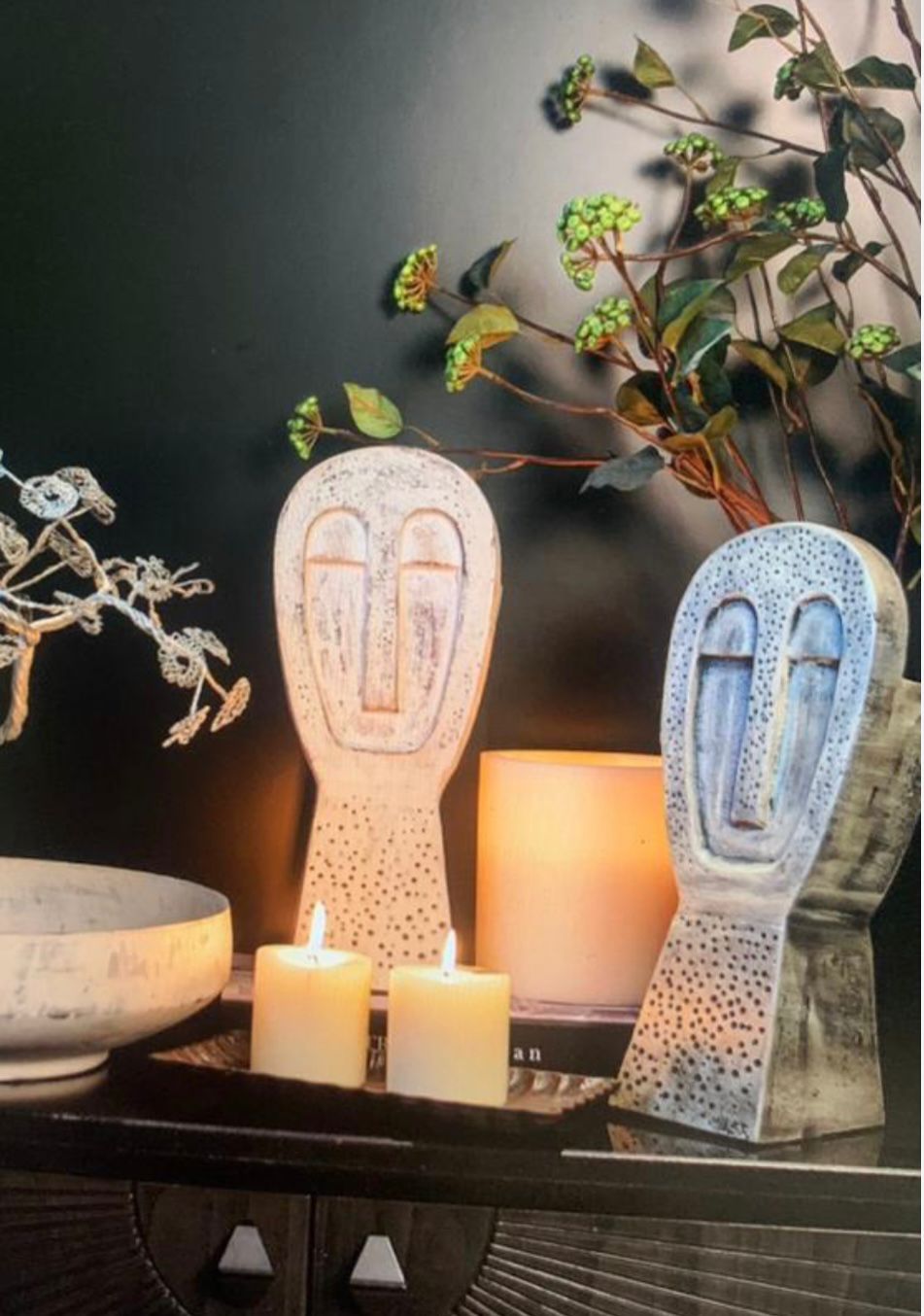 Agantuk in White & Pewter together