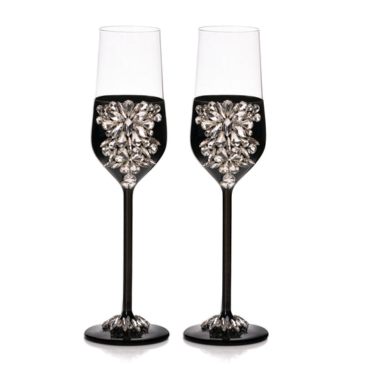 Flute Couture Noir - Set of 2
