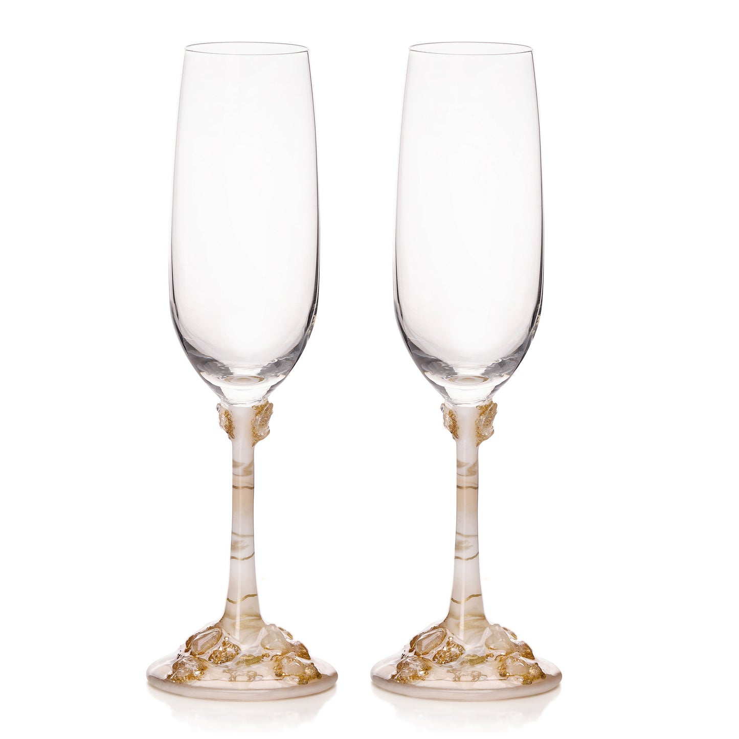 Amber Celebration flute - Set of 2