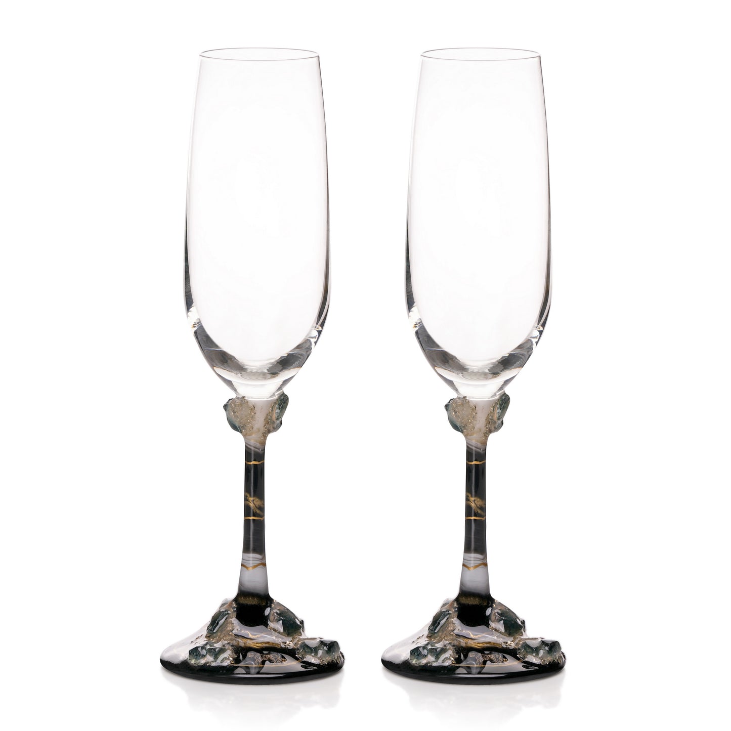 Midnight Celebration flute - Set of 2