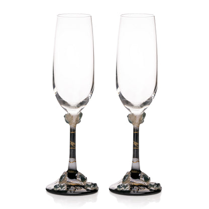 Midnight Celebration flute - Set of 2