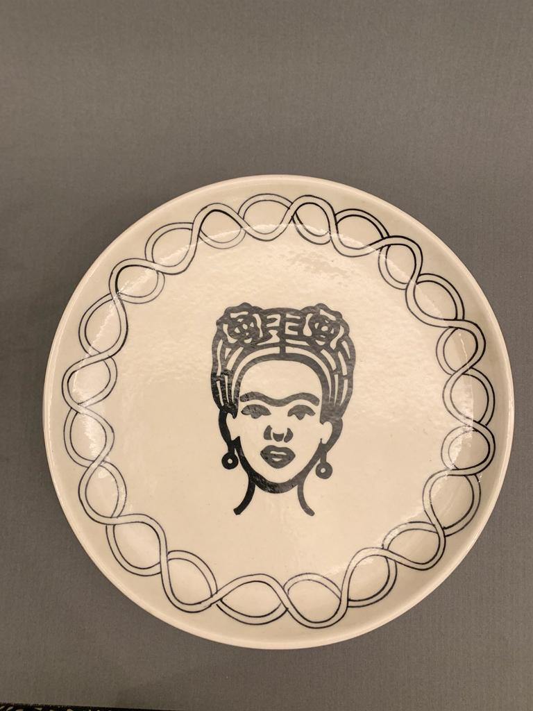 Frida Forever Platter stoneware platter from august.org.in home decor